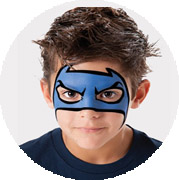 Аквагрим бетмен